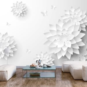 Zelfklevend fotobehang – Oosterse Bloemen, Lotus, 8 maten, premium print