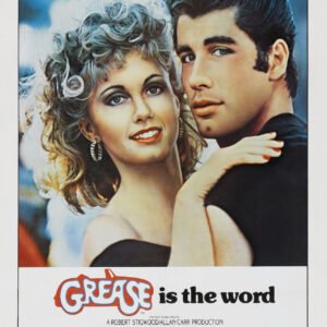 Poster – Grease, 1978, Originele Filmposter, Premium Print, Professioneel Fotopapier
