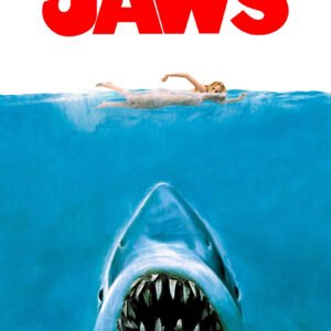 Poster – Originele Film Poster Jaws uit 1975, Premium print, Professioneel Fotopapier