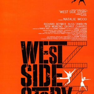 Poster – West Side Story, Originele Filmposter uit 1961, Premium Print, Professioneel Fotopapier
