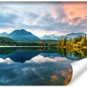 Fotobehang – Bergen in Slowakije , premium print, inclusief behanglijm