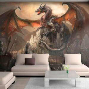 Zelfklevend fotobehang – Kasteel van de Draak, Premium print