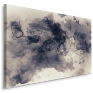 Schilderij – Abstracte Donkere Wolken, Premium Print