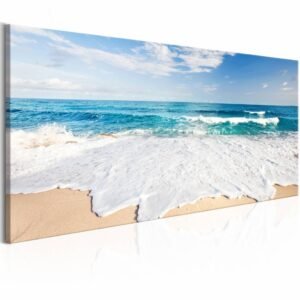 Schilderij – Strand op Captiva Island , wit blauw