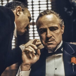 Foto Glas Art – The Godfather , 80×120, prachtig voor in de woon en of slaapkamer, inclusief ophang materiaal